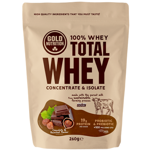 Total Whey Ciocolata si Alune, Gold Nutrition